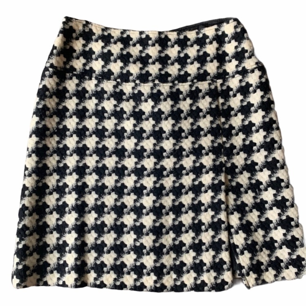 Vintage Vertigo Houndstooth Mini Skirt